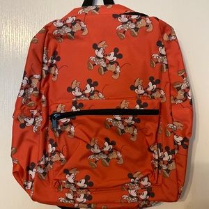 Disney Mickey and Friends - Vintage Mickey and Minnie Backpack red